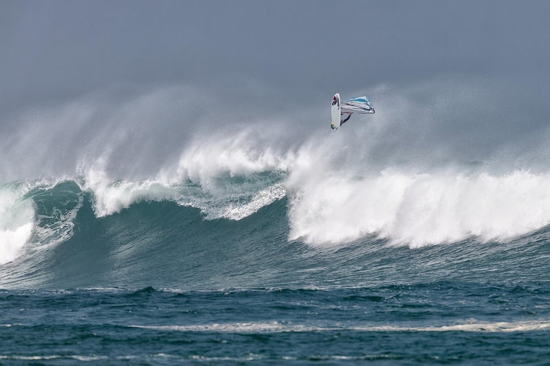 Windsurfer in action